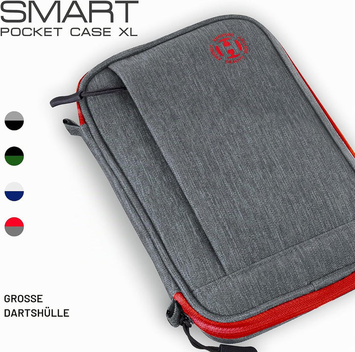 Harrows Smart Case Darttasche &amp; Dart-Etui für 3 oder 6 Darts | Robustes Eva-Case mit Stoff-Finish |
