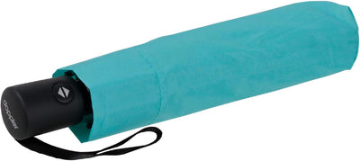 Doppler magic zero mini Damen Taschenschirm mit Auf-Zu-Automatik - aqua blue Uni Aqua Blue, Uni Aqua