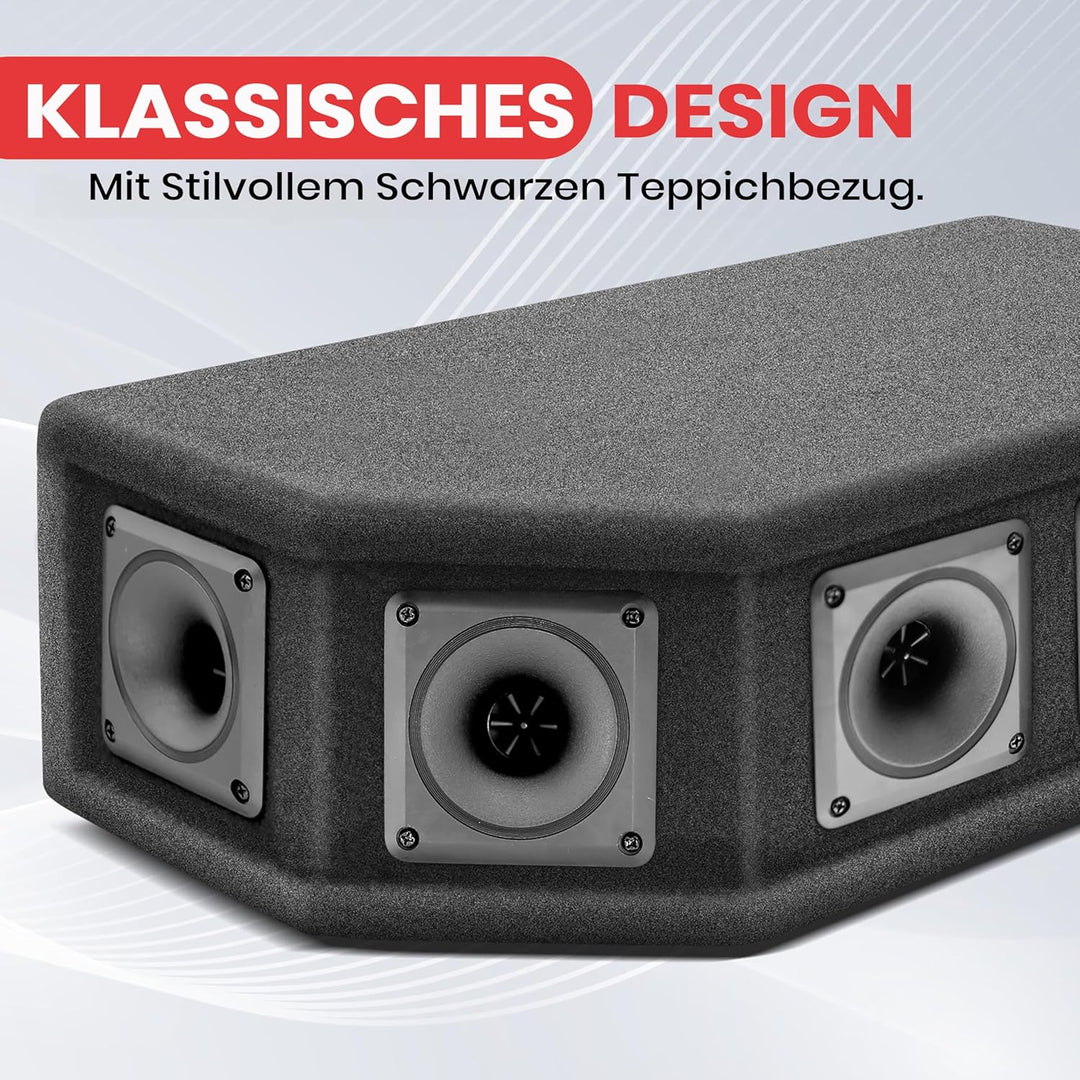 PylePro 300 Watt DJ Lautsprecher Boxen, Party Lautsprecher Passiv Robuste PA Box als Musikanlage 6-W