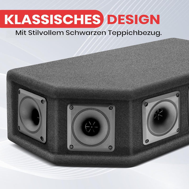PylePro 300 Watt DJ Lautsprecher Boxen, Party Lautsprecher Passiv Robuste PA Box als Musikanlage 6-W
