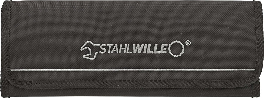 STAHLWILLE 17/12 l Ratschen-Ringmaulschlüssel Set 12-tlg.l abgewinkelte Ringseite lextrem belastbar