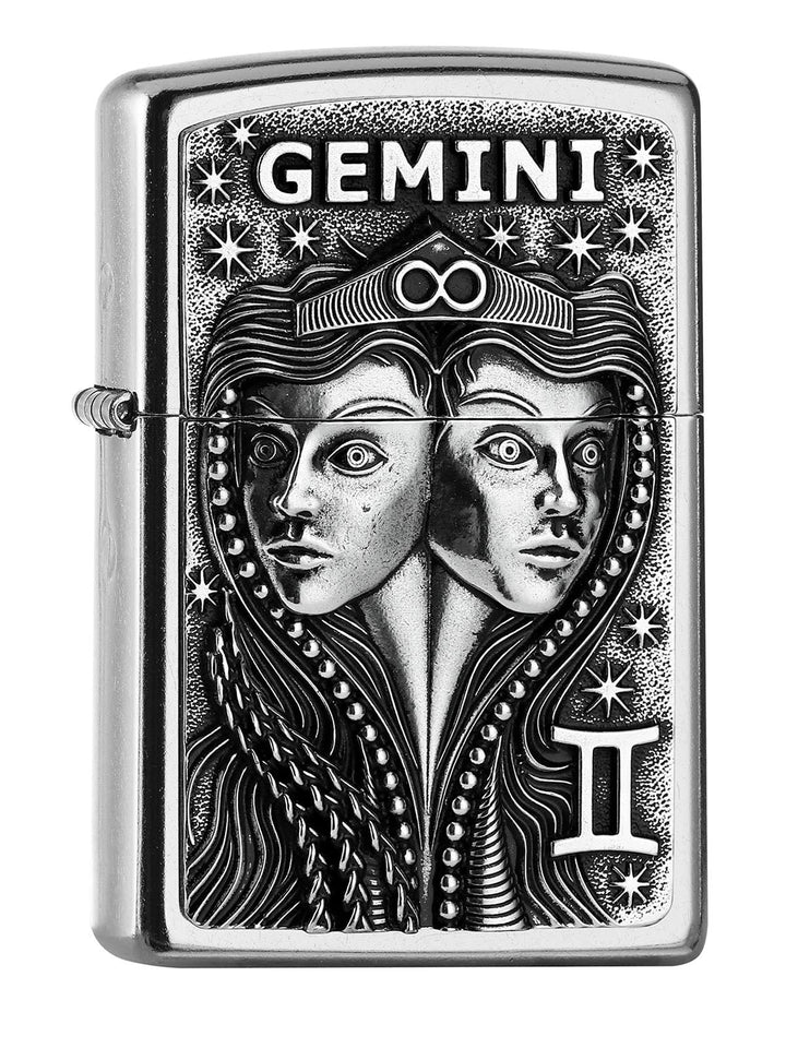 Zippo 2006503 PL 207 Gemini Tierkr. V19 Feuerzeug,Messing,Design,5,83,81,2