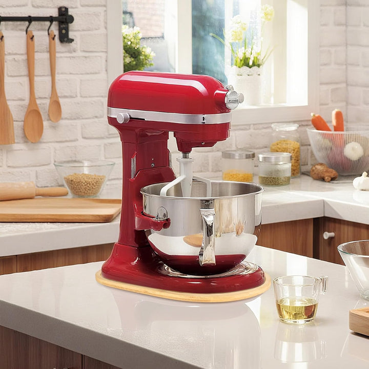 Bambus Gleitbrett für Kitchen Aid Artisan 4.5-5 Quart Tilt, Verschiebbare Unterlage für Kitchen Aid
