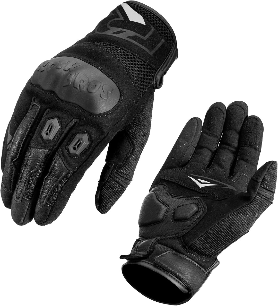 ROCKBROS Motorrad Handschuhe Touchscreen Handschuhe Motorrad, Taktische Handschuhe mit gepolstertem