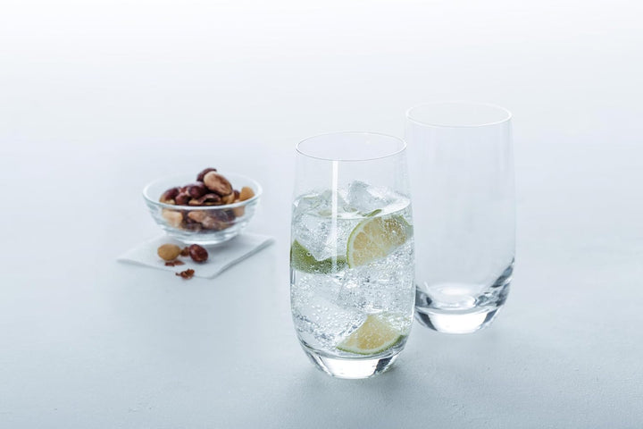 Leonardo Tivoli Trink-Gläser 6er Set, spülmaschinenfeste Wasser-Gläser, Trink-Becher aus Glas im mod