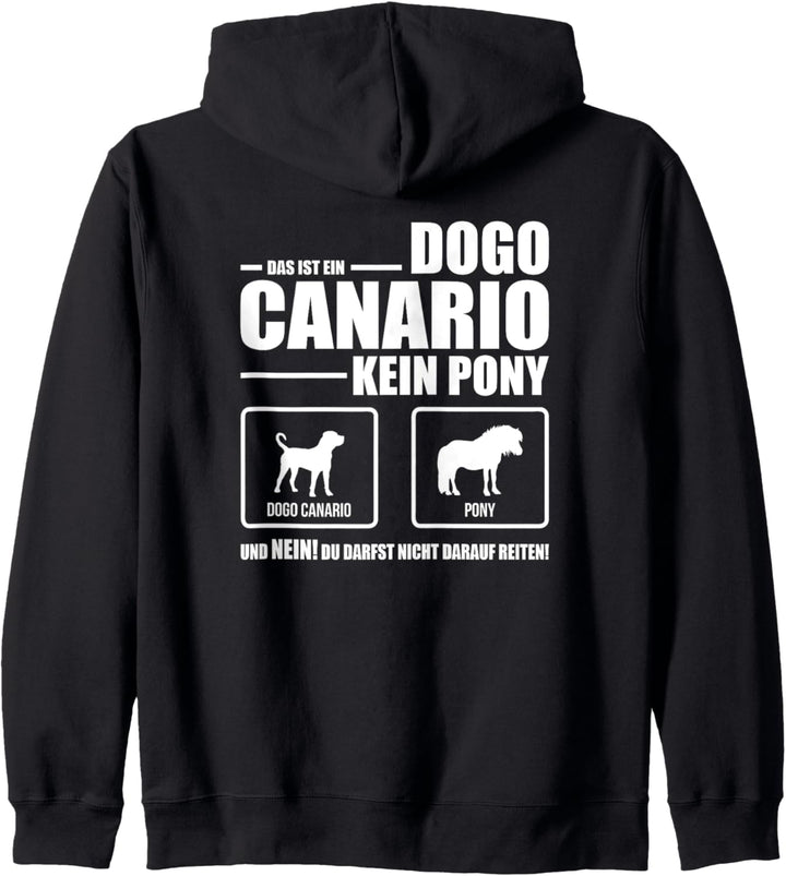 Dogo Canario Kein Pony Hund Hunde Hundespruch Kapuzenjacke