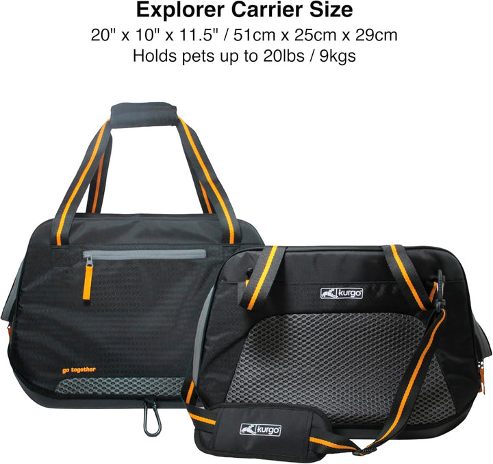 Kurgo Transporttasche für Hunde, Schwarz, K01836 Schwarz Gross, Schwarz Gross