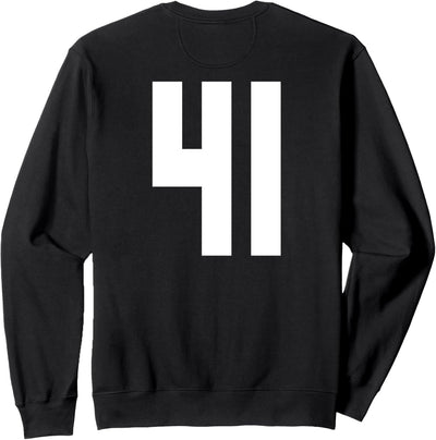 # 41 Team Sports Trikot vorne & hinten Number Player Fan Sweatshirt