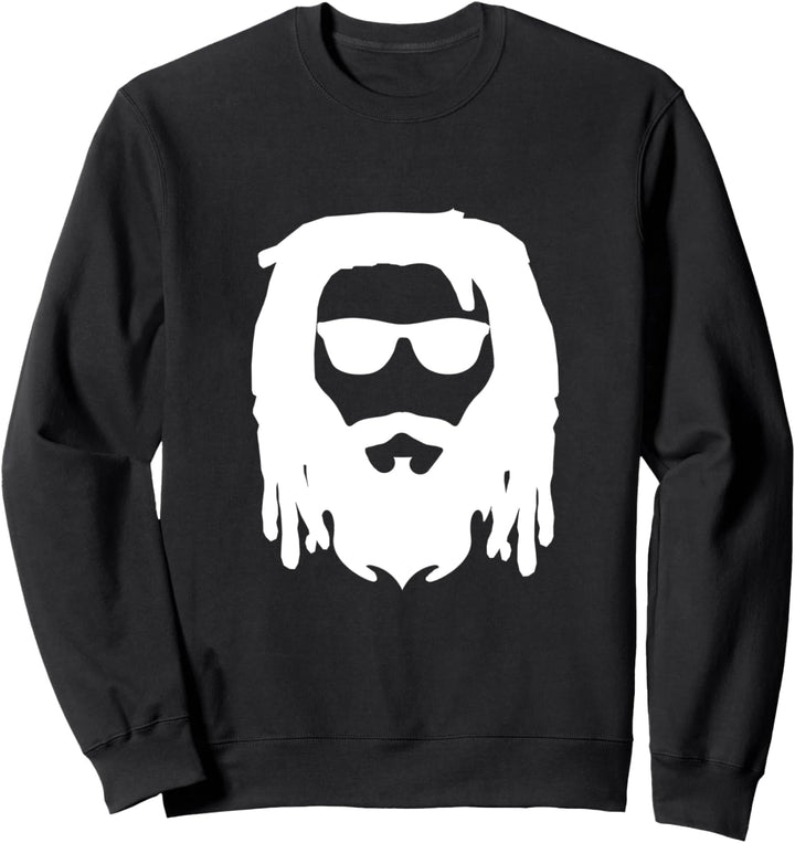 Jamaika Reggae Rasta Dreadlocks Bart Sonnenbrille Rastafari Sweatshirt