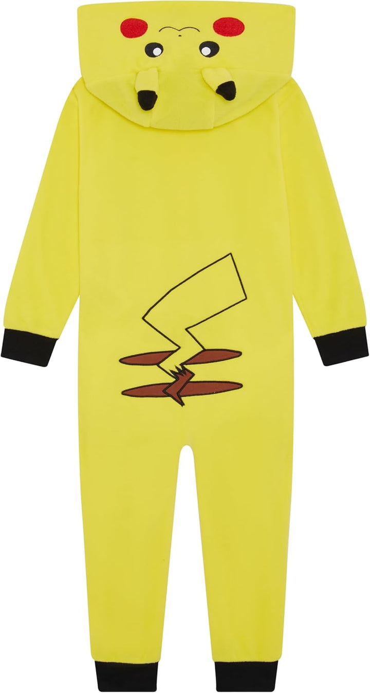 Pokemon Jungen Einteiler mit Kapuze Pikachu Charmander Alter 3-12 Jahre 7-8 Jahre Pikachu 2, 7-8 Jah