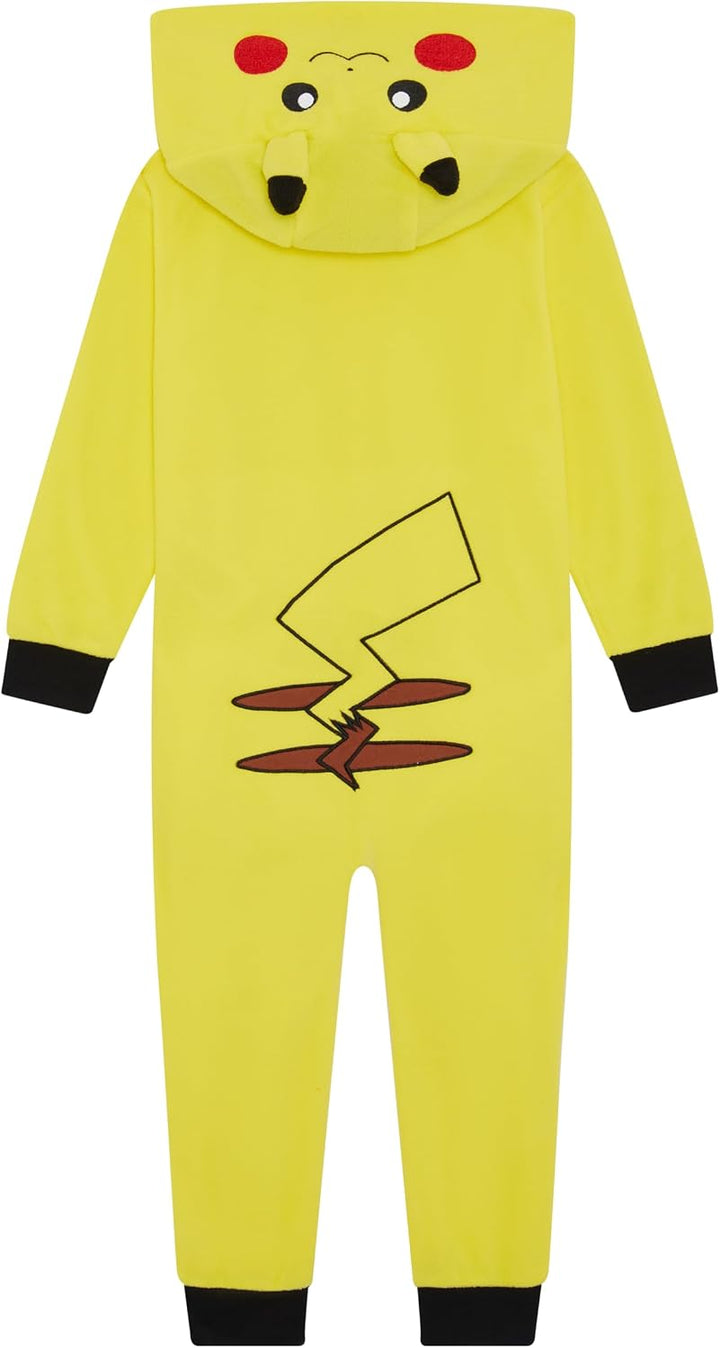 Pokemon-Einteiler mit Kapuze für Jungen oder Mädchen, Evoli, Gengar, Glumanda, Pikachu, Relaxo, Schi