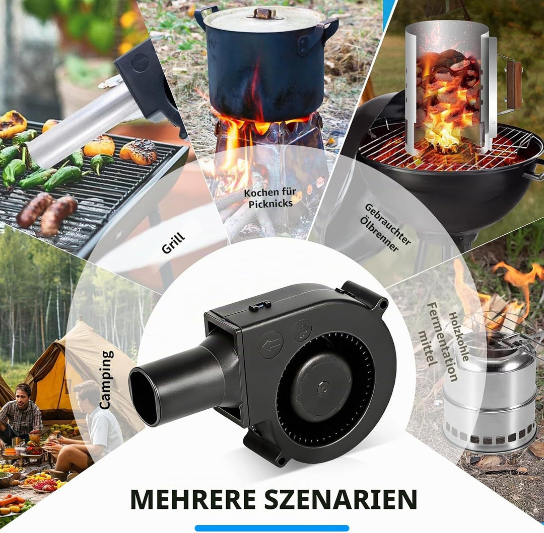 DBREAKS Radiallüfter 12V, Kühlung Lüfter mit Drehzahlregler für Haushaltsgeräte, 220V Klein Gebläse
