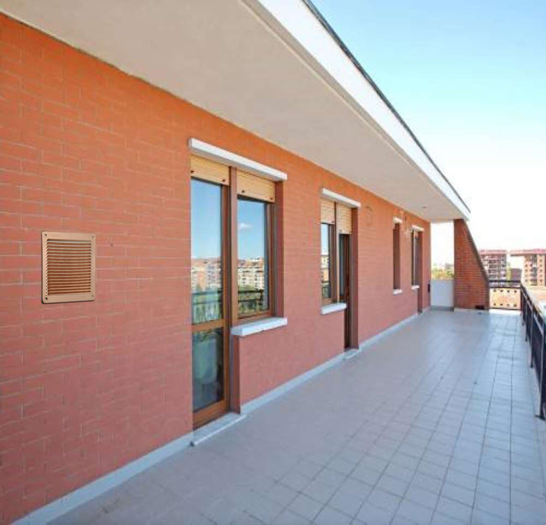 La Ventilazione LAR2323RA Überlappungsgitter, Kupfer, 228 x 228 mm Kupferfarben 228x228 mm Quadratis