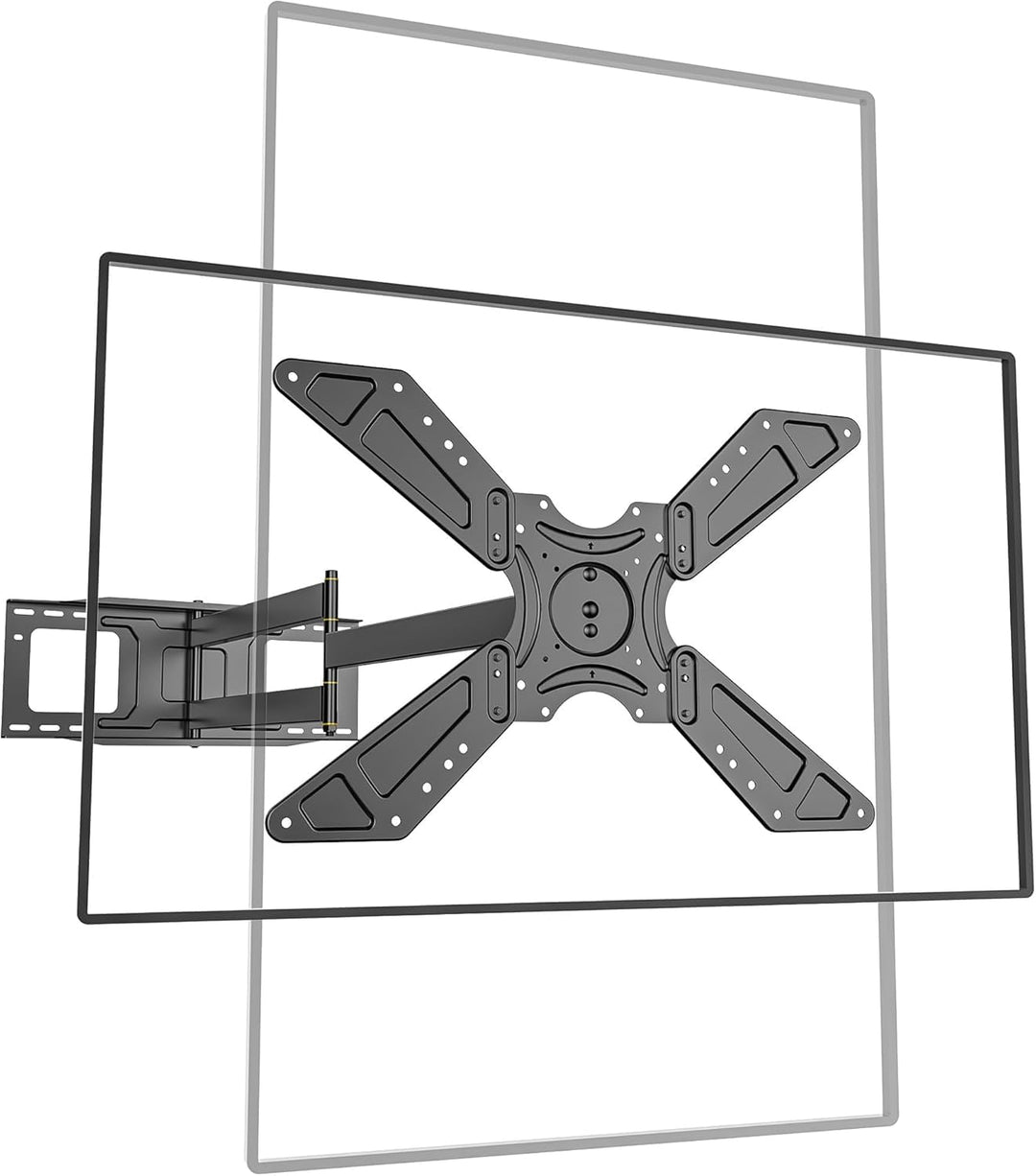FORGING MOUNT TV Wandhalterung mit 1220mm Langem Arm, Schwenkbare Neigbare TV Halterung für 26-75 Zo