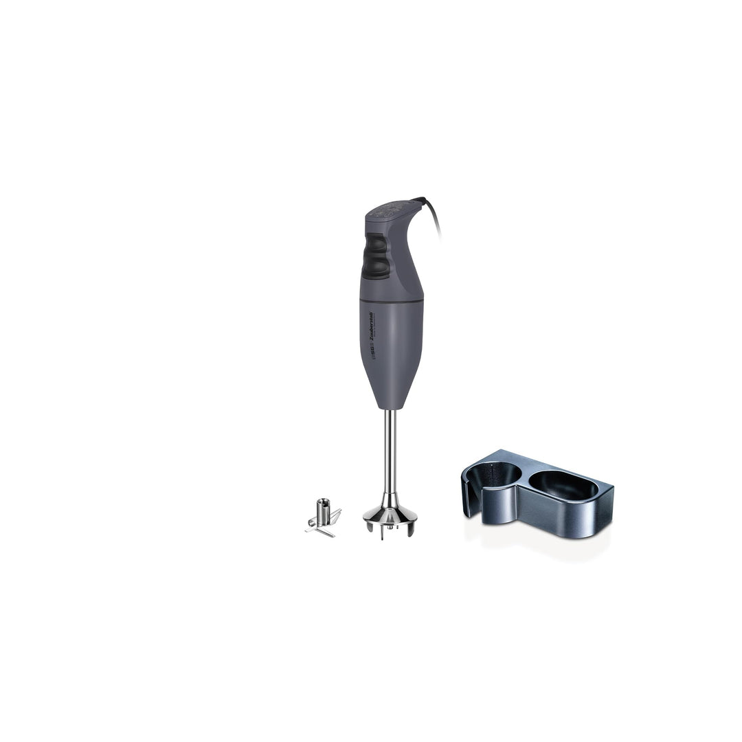 ESGE-Zauberstab M100 Exklusiv – Stabmixer Set mit AC-Motor, 2 Stufen 10.000 U/min, Multimesser & Wan