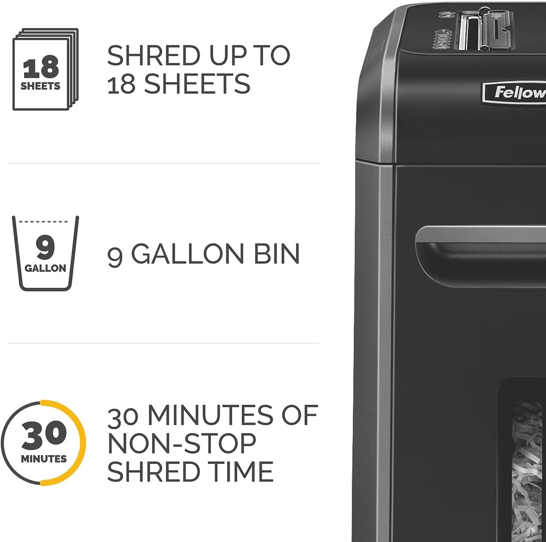 Fellowes 99CI Cross Cut Shredder, 4691101 99Ci - 18 Blatt 34 liters bin, 99Ci - 18 Blatt 34 liters b