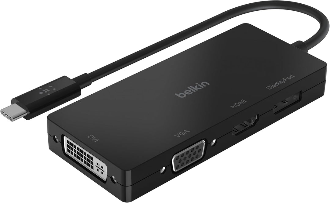USB-C Video Adapter (HDMI, VGA, DVI, DISPLAYPORT), BLK, Video Adapter