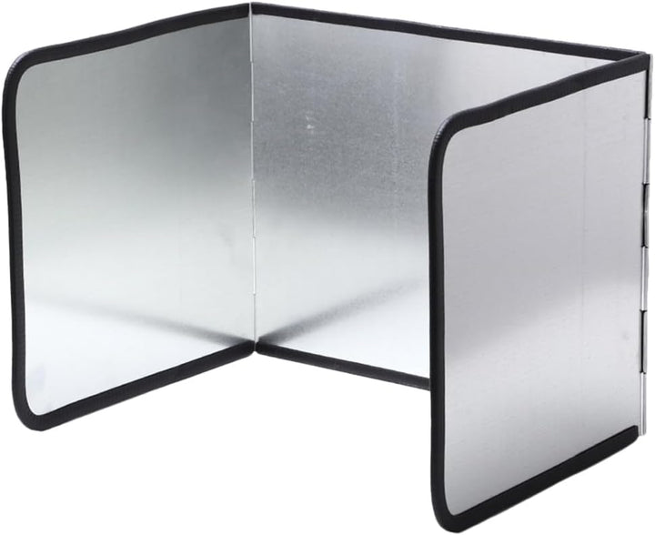 Cabilock Spritzschutz Faltbar Spritzschutz Schallwand 3 Seitige Tischtrennwand Aluminiumfolie Küchen