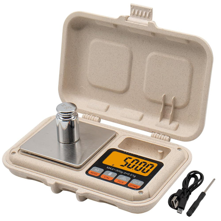 UNIWEIGH Grammwaage,300g/0.01g Digitalgewicht Gramm und Unzen,Mini-Taschenwaage mit LCD-Display,Tara