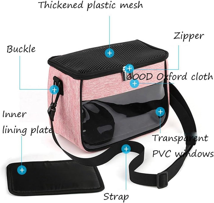 FUNAT Träger für Meerschweinchen, Meerschweinchen Pouch Hamster Tragetasche, Atmungsaktive Handtasch