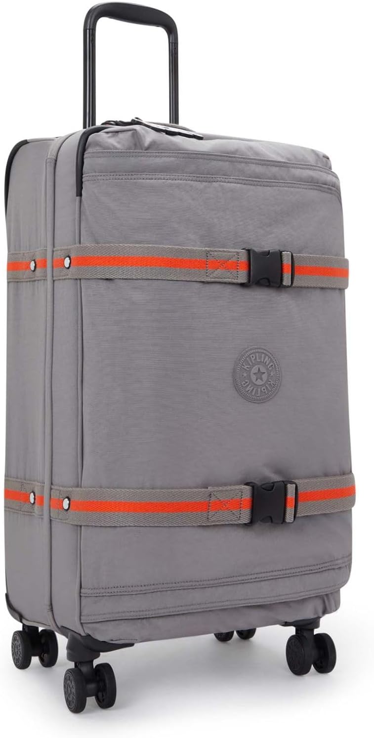 Kipling Spontaneous M Mittelgrosses Rollgepäck, hochkant, Inviting Grey (Grau)