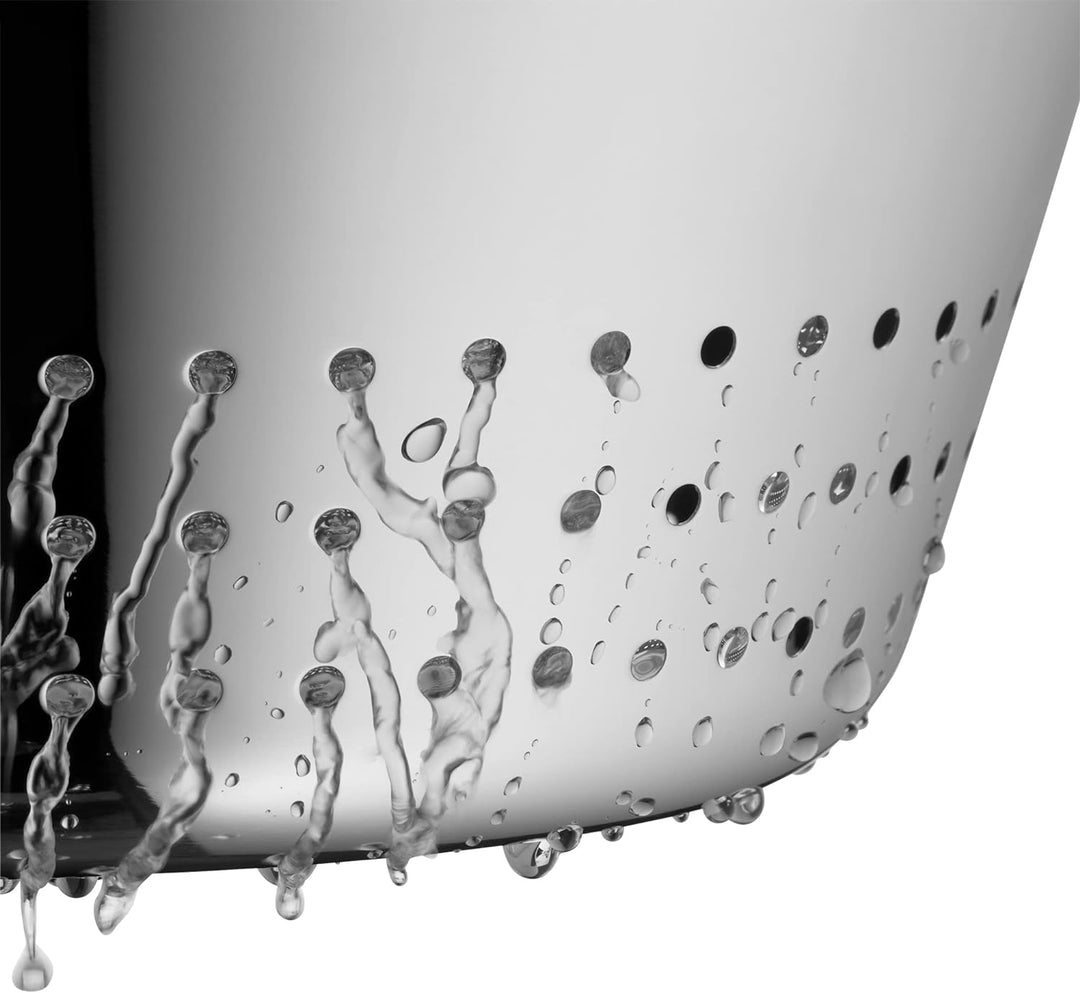 WMF Gourmet Sieb Edelstahl 24 cm, Seiher mit grossen Löchern, Nudelsieb, Küchensieb, Cromargan Edels