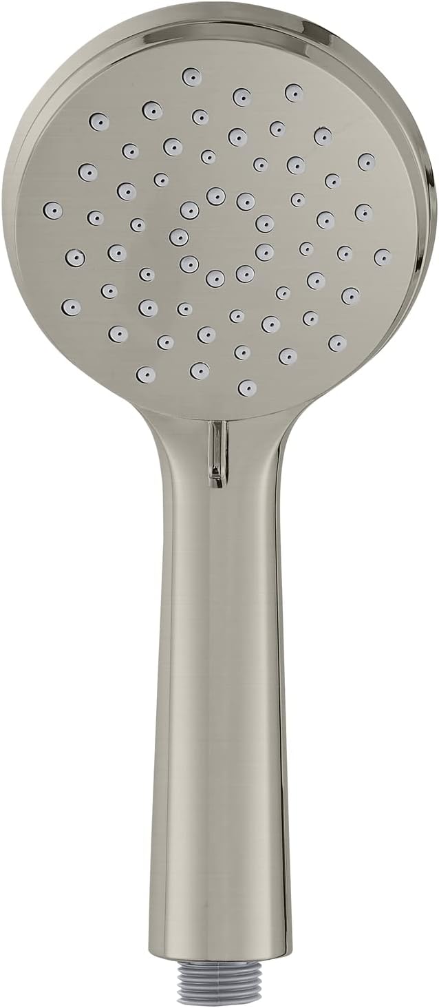 WENKO Brauseset Mod. Young Duschstange 66 cm Edelstahl gebürstet Duschkopf 3 Funktionen Duschschlauc