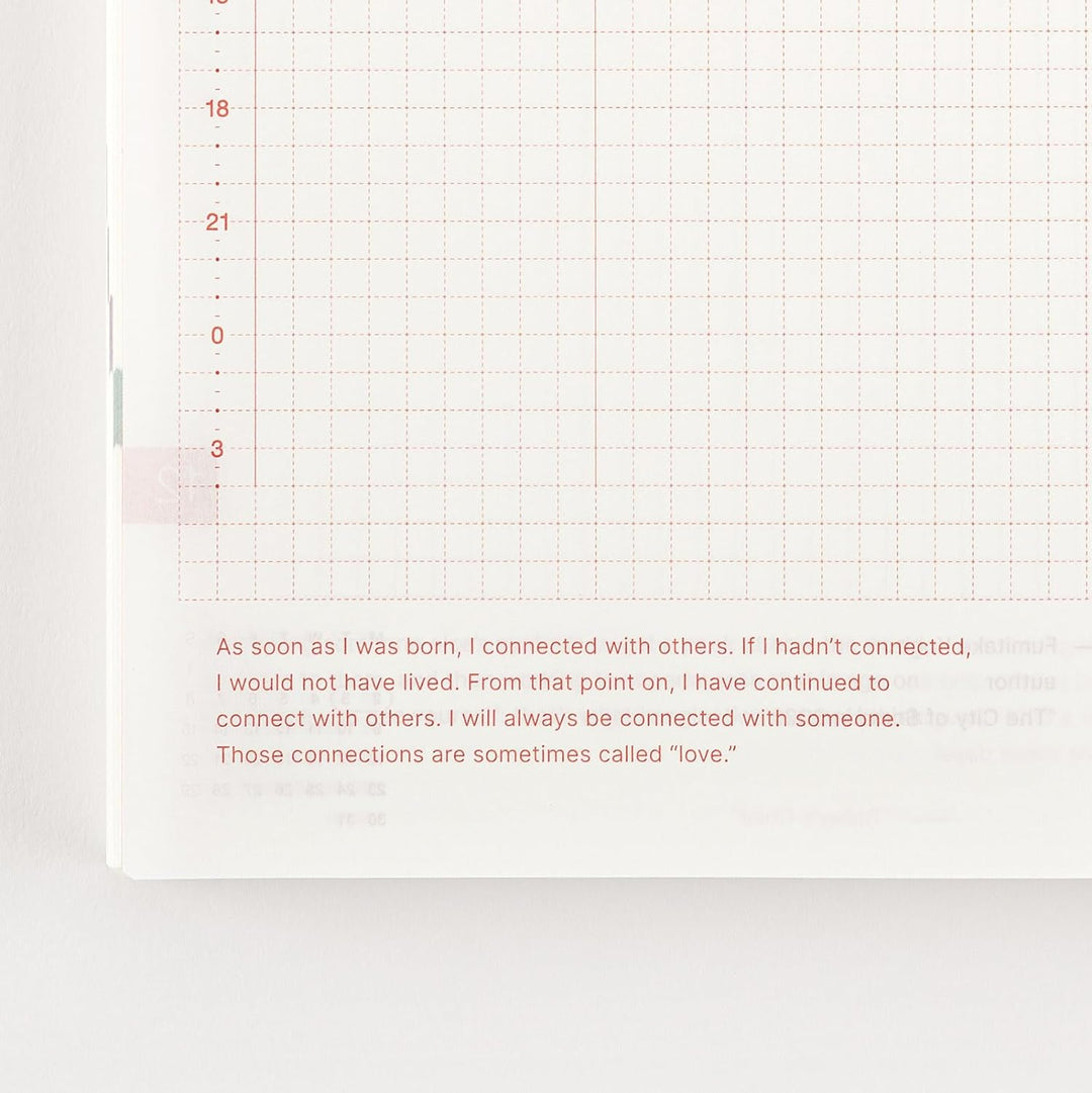 Hobonichi Techo Originalbuch [Englisch/A6/Januar 2024 Start/Montag Start]