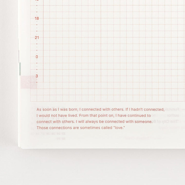 Hobonichi Techo Originalbuch [Englisch/A6/Januar 2024 Start/Montag Start]