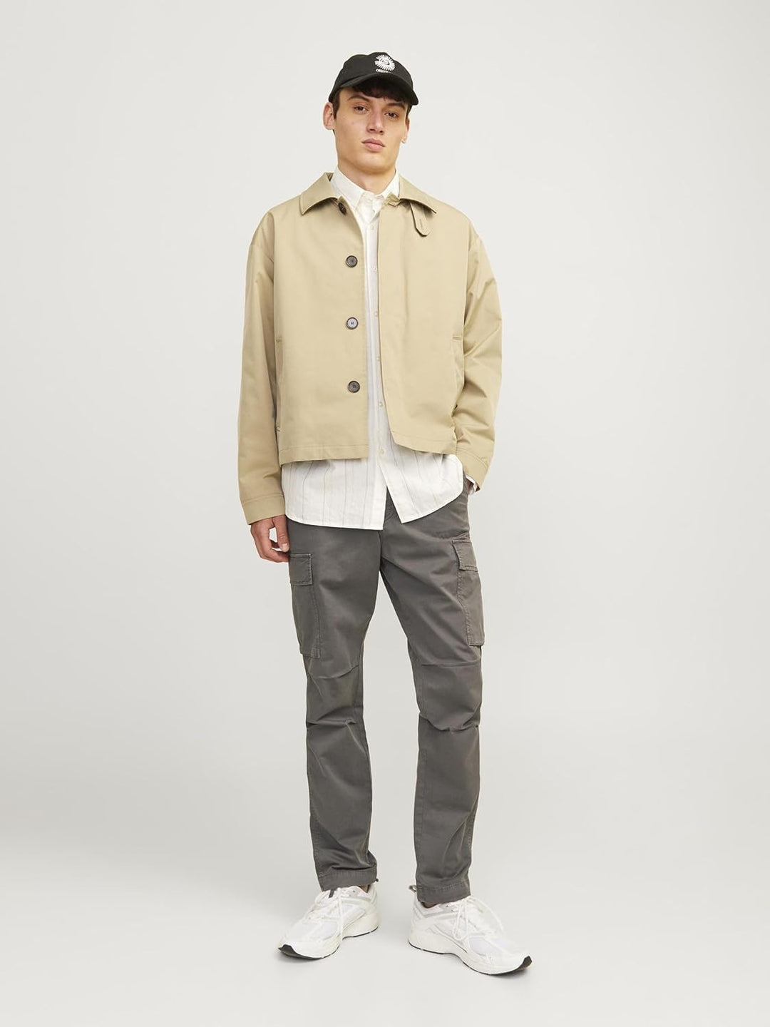 JACK & JONES Herren Jpstace Jjtucker Cargo AMA Noos Cargohose 27W / 30L India Ink, 27W / 30L India I