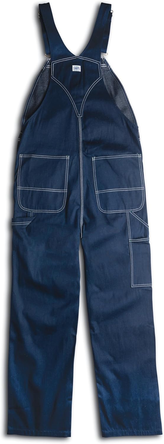 Walls Liberty Herren-Overall aus festem Denim 34W / 28L Starrer Denim, 34W / 28L Starrer Denim