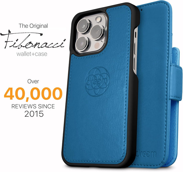 Dreem Fibonacci iPhone 14 Plus Brieftaschen-Etui / 2-in-1 stossfestes Etui und abnehmbares Folio aus