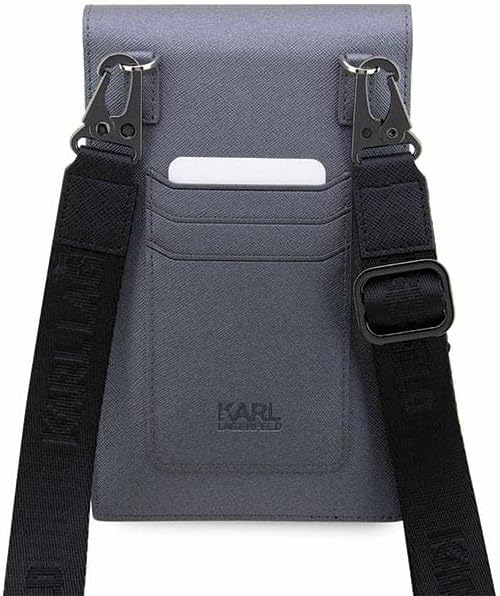 KARL LAGERFELD Tasche KLWBSAKCPMG Silber Saffiano Karl & Choupette