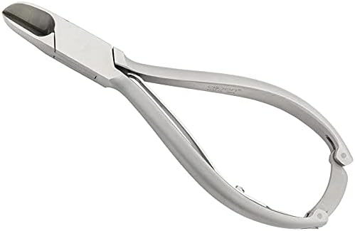 Alpen professionelle Nagelzange, Stahl AISI 420 rostfrei, mattiert, Federöffnung, durchgesteckte Zan