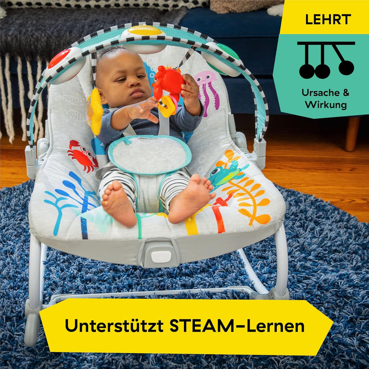 Baby Einstein Ocean Explorers Kick to It Opus Musikwippe fr Kleinkinder, Alter 0-30 Monate