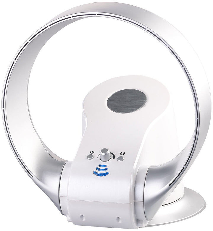Sichler Haushaltsgeräte Lüfter: Rotorloser 360°-Wand- und Tisch-Ventilator mit Oszillation, 26 Watt