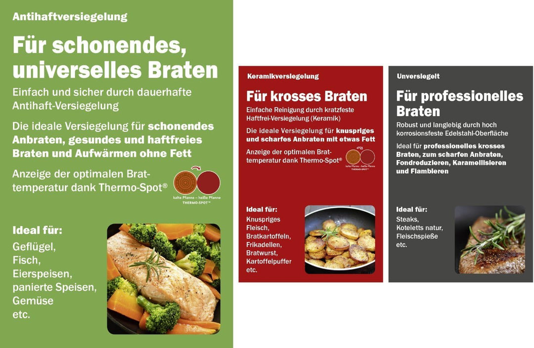 Tefal E79071 Jamie Oliver Induction Servierpfanne mit 2 Seitengriffen und Glasdeckel, 25 cm, 2,8L, E