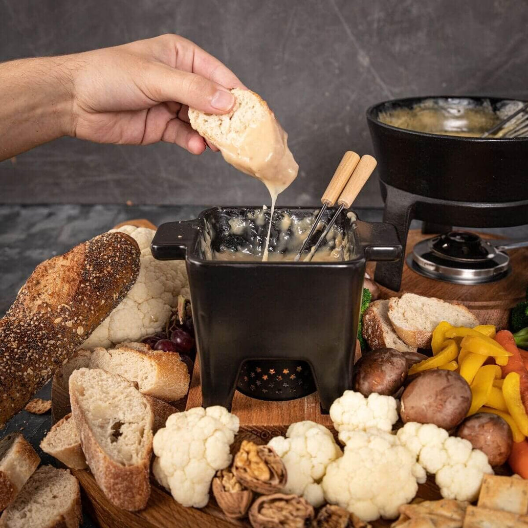 Boska Tapasfondue Nero L - 600 ml - geeignet für Käsefondue