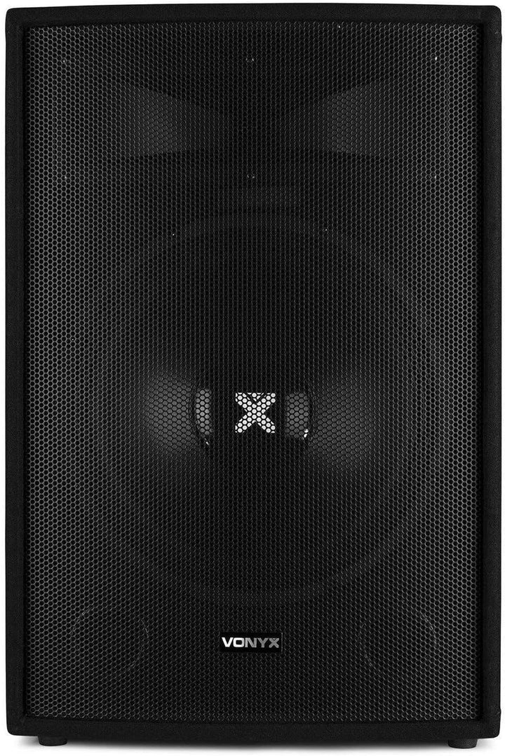 Vonyx SL15 PA Lautsprecher Passiv 800 Watt Partybox, 15 Zoll Passiv, Disco, DJ Party Lautsprecher mi