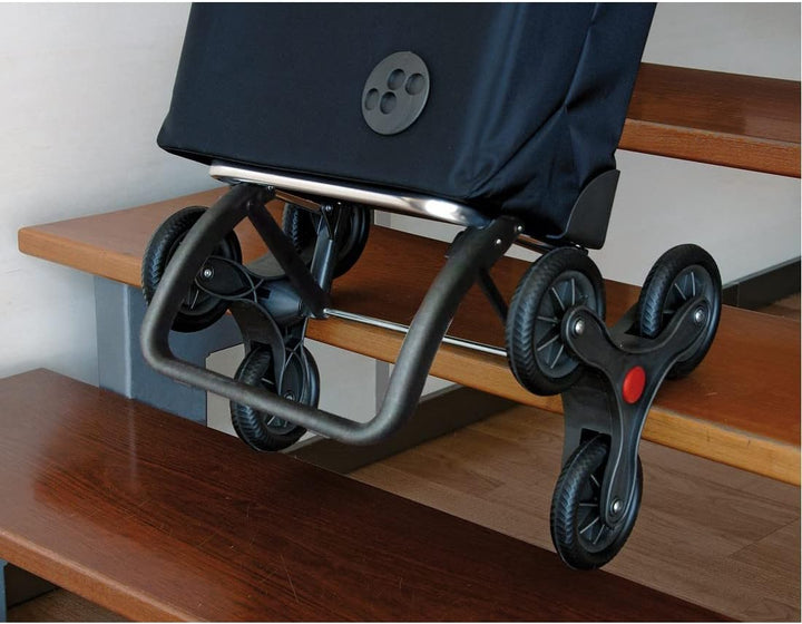 Klappbarer Einkaufstrolley Rolser I-Max Thermo Zen 6 Räder Treppensteiger - Blau, Blau