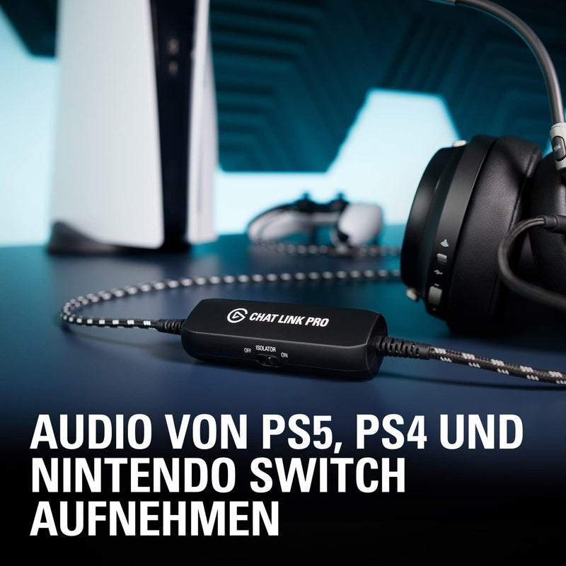 Elgato HD60 X + Chat Link Pro, Streamen und aufzeichnen in 1080p60 HDR10 oder 4K30, Aufnahme von Aud