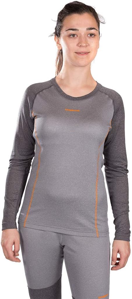 Trangoworld Damen Trx2 Wool Wm Pro Unterhemd XXL Hellgrau / Dunkelgrau, XXL Hellgrau / Dunkelgrau