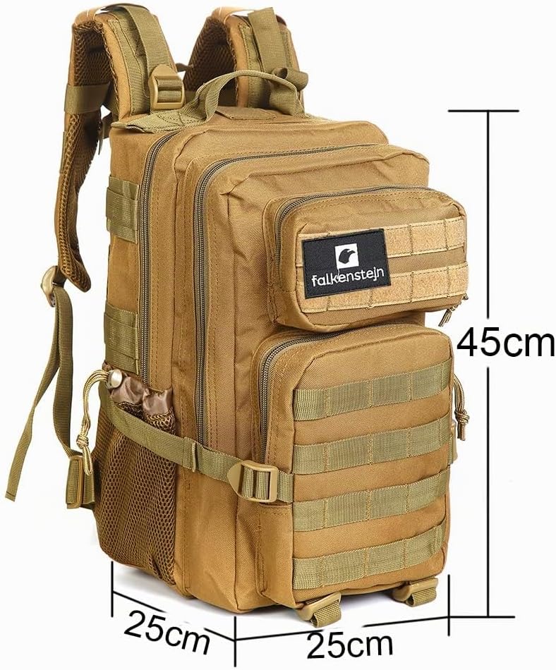 Rucksack für Freizeit Outdooraktivitäten Schule Arbeit Multifunktionsrucksack Camel 25/30l 25/30L, C