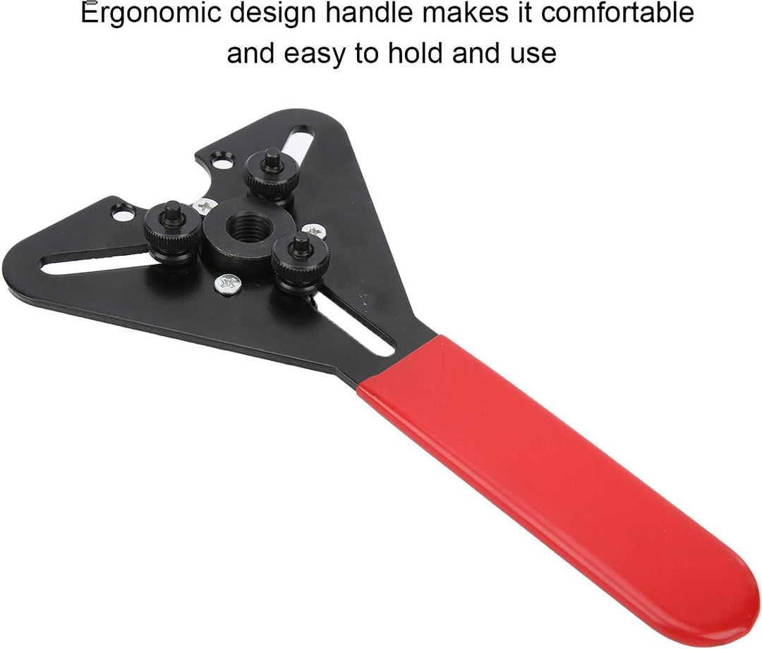 Yctze R134a Klimaanlage Kupplungshaltewerkzeug, Stahl Auto A/C Reparatur Doppelzweckschlüsselsatz Ku