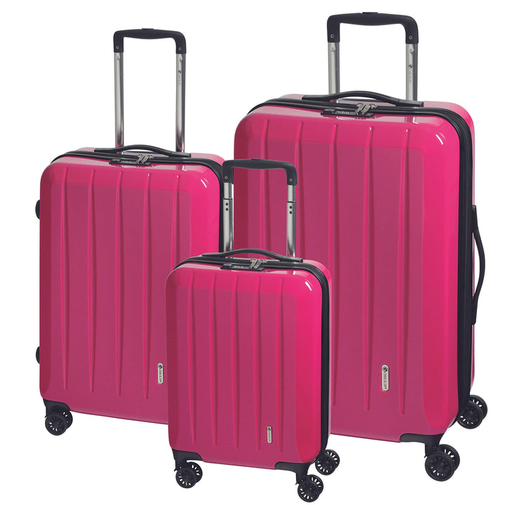 CHECK.IN Trolley-Set London 2.0, 3-TLG., pink
