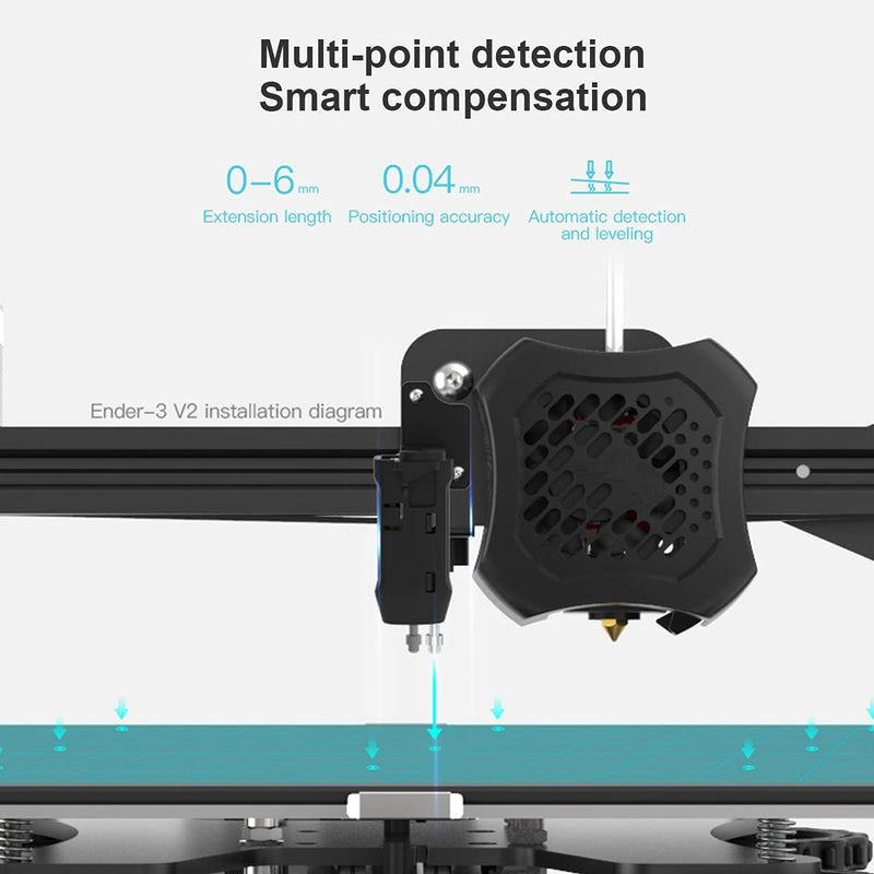 Creality Ender CR Touch-Kit, Professioneller 3D-Drucker mit automatischem Bettnivellierungssensor-Ki