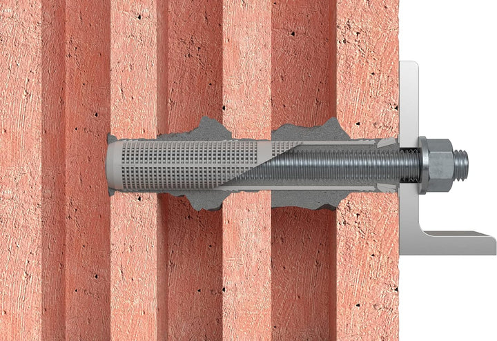 fischer 044974 Ankerstange FIS A M 12 x 120 R Edelstahl, 10 Stück, Silber M12x120 Silber, M12x120 Si