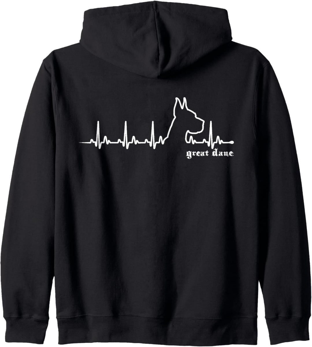 Great Dane-Hund | Great Dane HeartBeat Kapuzenjacke