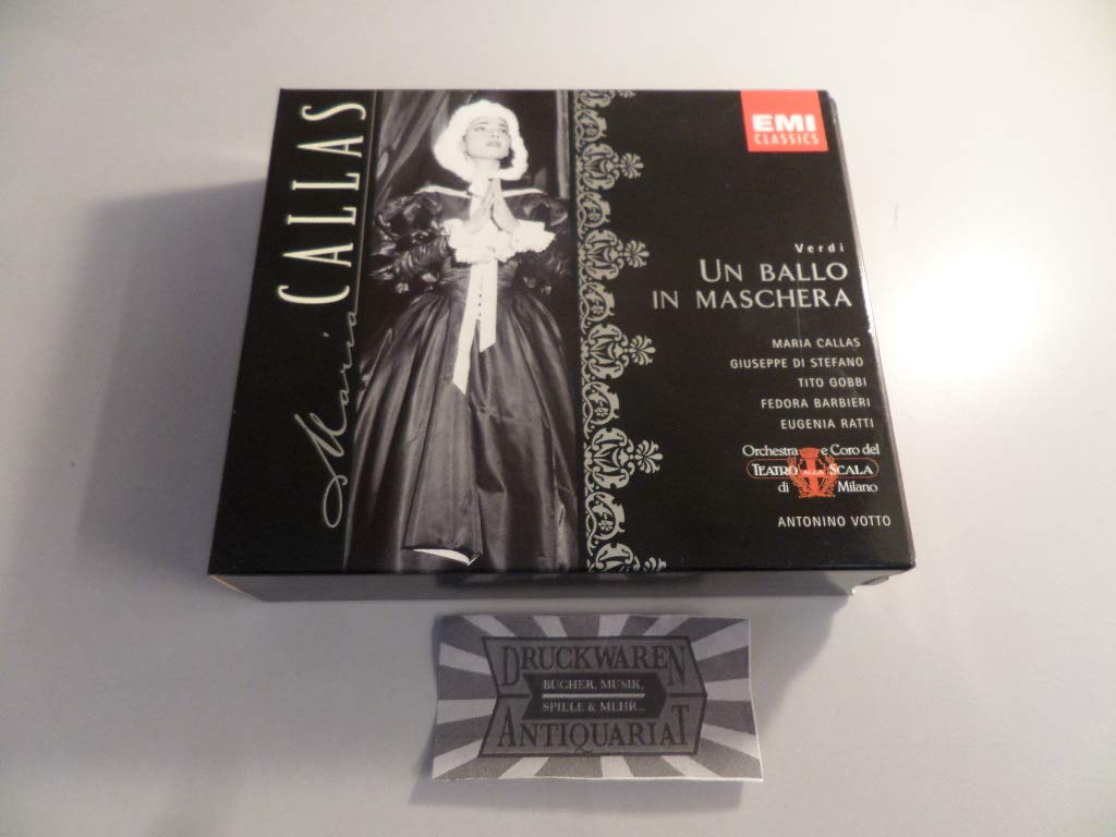 Verdi: Un Ballo in Maschera (Gesamtaufnahme) (Aufnahme Mailand 1956), Audio-CD