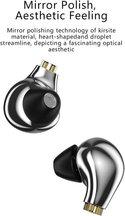 Linsoul BLON BL-03 HiFi 10mm Carbon-Membran dynamischer Treiber In-Ear Kopfhörer mit 0,78mm 2pol. ab